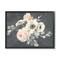 Stupell Industries Rose Anemones Flowers Chalk Pink Black Design Framed Wall Art